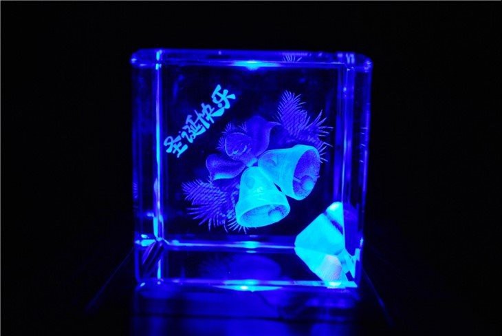 3D Laser Engraving Crystal Craft