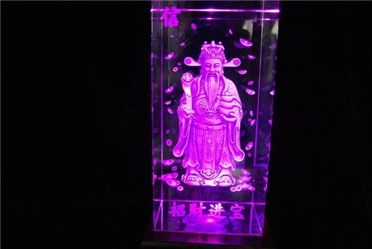 3D Laser Etching Glass