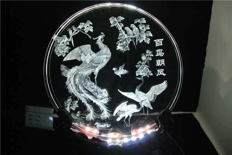 3D Laser Engraving Glass